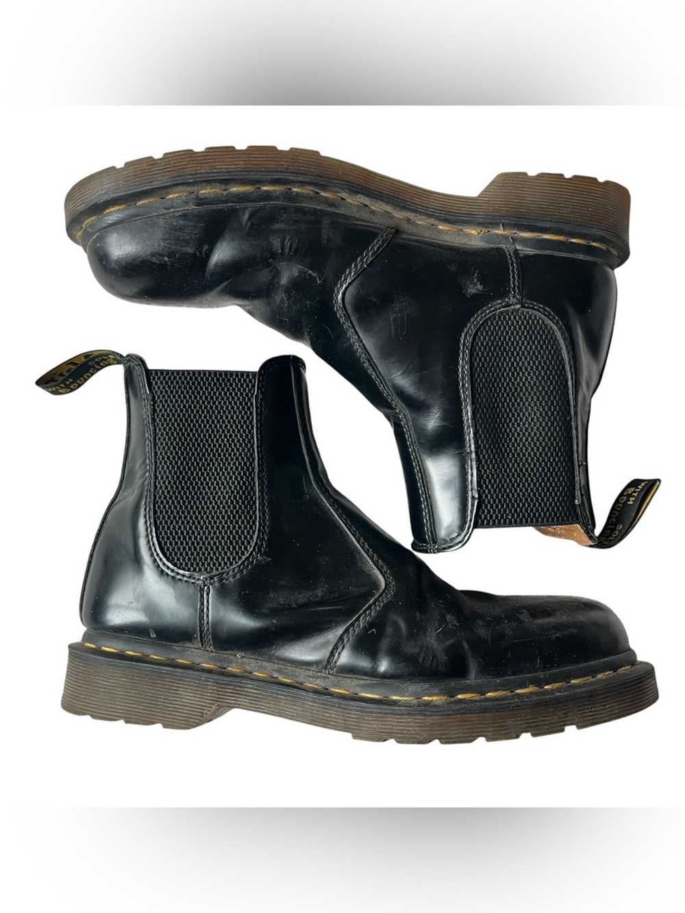 DR MARTENS CHELSEA BOOT SMOOTH LEATHER BLACK WOMENS 8 MENS 7